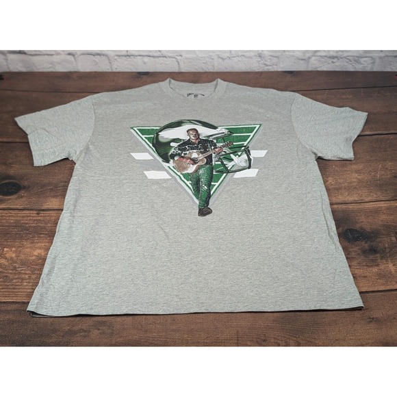 Zach Bryan Philadelphia Eagles Lincoln Financial Concert Exclusive Tshirt Gray L
